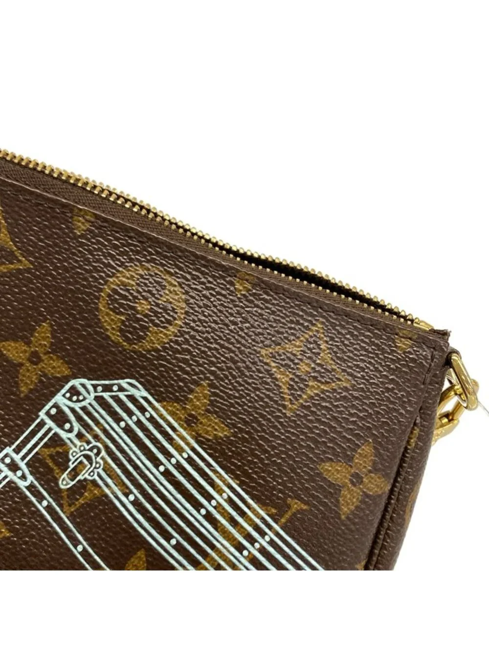 Louis Vuitton Handbag Monogram Mini Pochette Soirle T&b